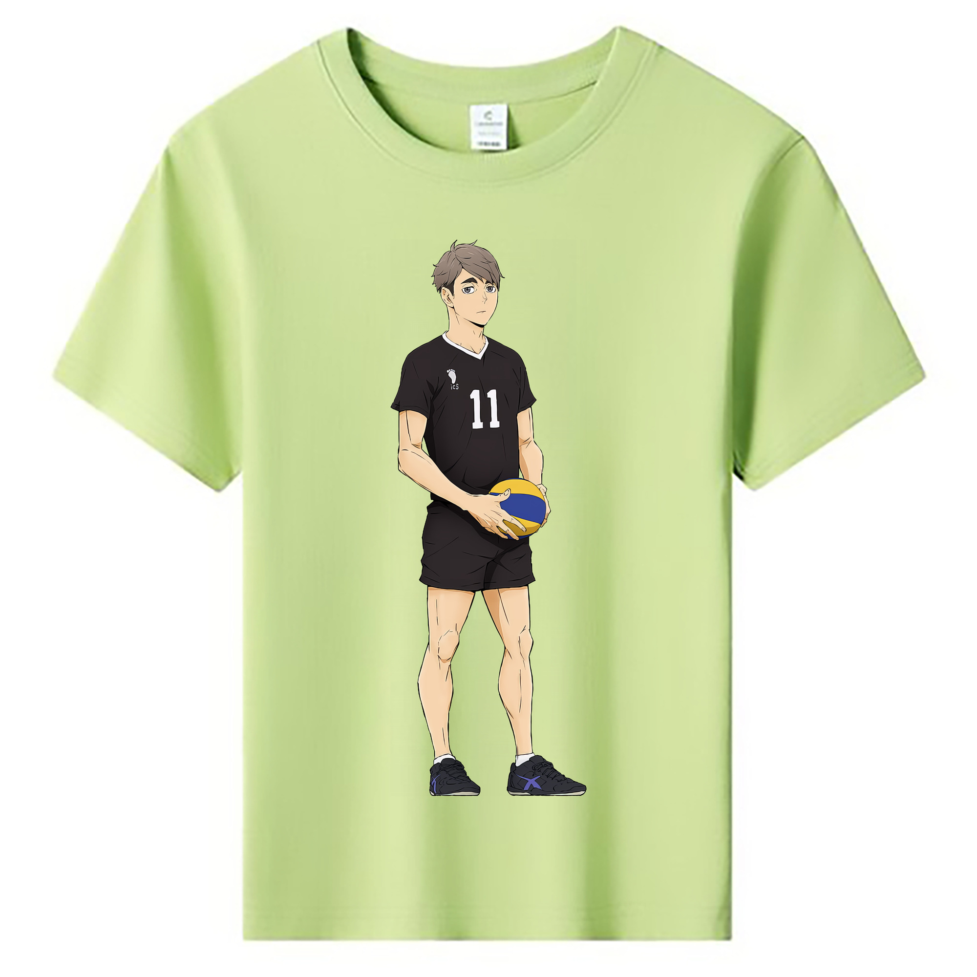 （画像用） ハイキュー!! Haikyu!! 綿100％キッズTシャツ（フロントプリント）